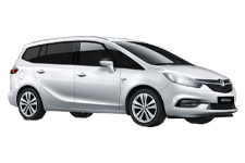 Car Hire Sutton-in-Ashfield - Vauxhall Zafira 7-Seater - Minibus hire Sutton-in-ashfield